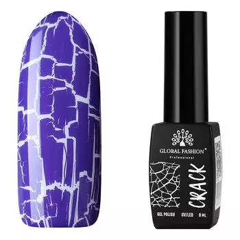 Global Fashion, Гель-лак трескающийся «CRACK» №10, 8 мл