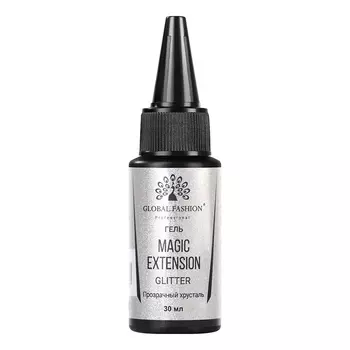 Global Fashion, Гель с шиммером Magic-Extension №01, 30 мл