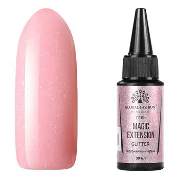 Global Fashion, Гель с шиммером Magic-Extension №11, 30 мл