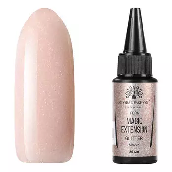 Global Fashion, Гель с шиммером Magic-Extension №14, 30 мл