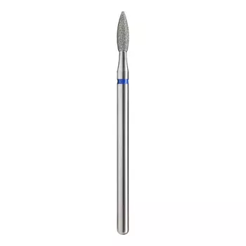 Grattol, Фреза алмазная "Пламя острое" D=2,3 мм, синяя