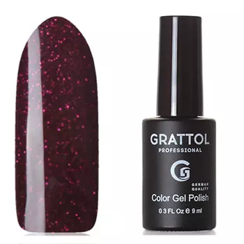 Grattol, Гель-лак Luxury stones, Ruby №02