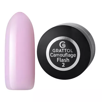 Grattol, Камуфлирующий гель Flash 02, 15 мл