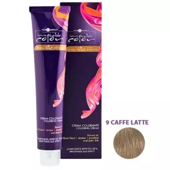 Hair Company, Крем-краска Inimitable Color 9, Светло-русый кофе с молоком
