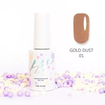 HIT Gel, Гель-лак Gold Dust №01