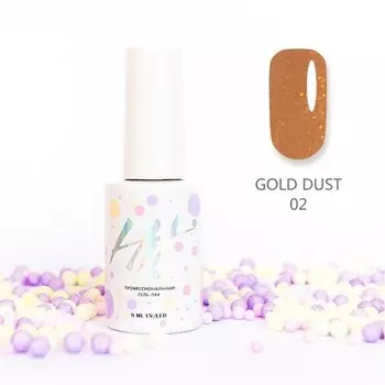 HIT Gel, Гель-лак Gold Dust №02
