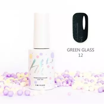 HIT Gel, Гель-лак Green Glass №12 (УЦЕНКА)