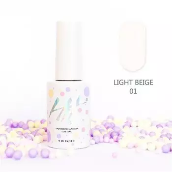 HIT Gel, Гель-лак Light Beige №01