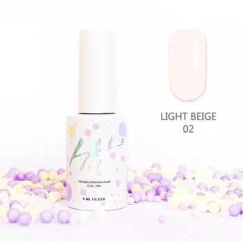 HIT Gel, Гель-лак Light Beige №02