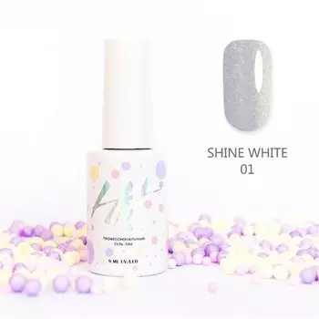HIT Gel, Гель-лак Shine White №01