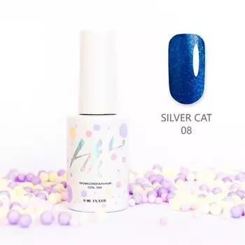 HIT Gel, Гель-лак Silver Cat №08