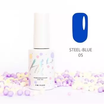HIT Gel, Гель-лак Steel-Blue №05