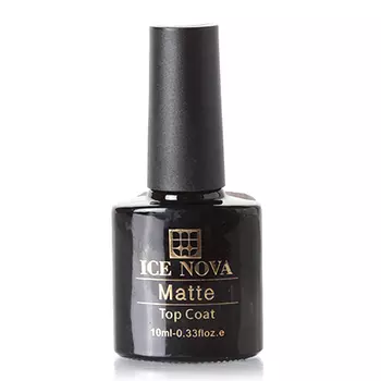 Ice Nova, Каучуковый матовый топ, Rubber Matt Top, 10 мл
