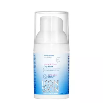 Icon Skin, Крем-флюид для лица Matte & Care, 30 мл