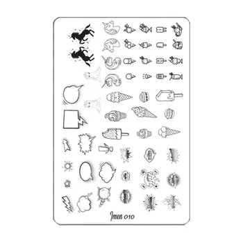 Imen, Пластина для стемпинга №010