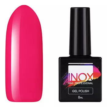 INOX nail professional, Гель-лак №052, Озорной баклажан