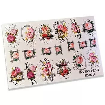 iNVENT PRiNT, Слайдер-дизайн «Цветы. Паутинка. Геометрия» №14