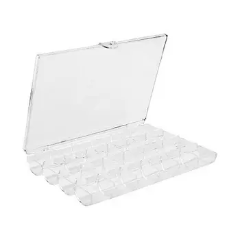 IRISK, Бокс для хранения, прозрачный, 24 ячейки