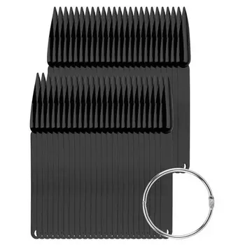 IRISK, Дисплей «Веер» на кольце, стилеты, черный, 50 шт.