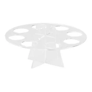 IRISK, Органайзер для сушки и хранения спонжей, 8 ячеек, прозрачный