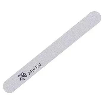 IRISK, Пилка «Зебра» овальная, тонкая, 280/320, серая