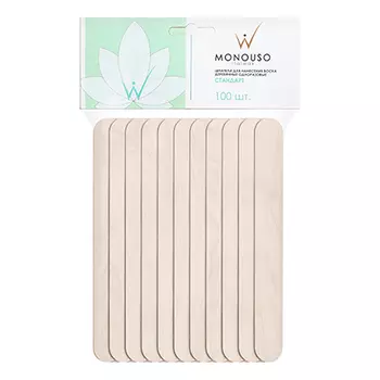 Italwax, Шпатели одноразовые, Стандарт, 100 шт.