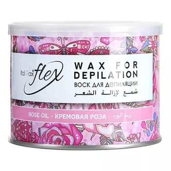 Italwax, Воск Flex «Кремовая роза», 400 мл