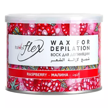 Italwax, Воск Flex «Малина», 400 мл