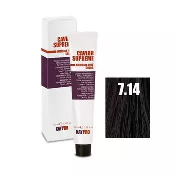 KAYPRO, Крем-краска Caviar Supreme 7.14