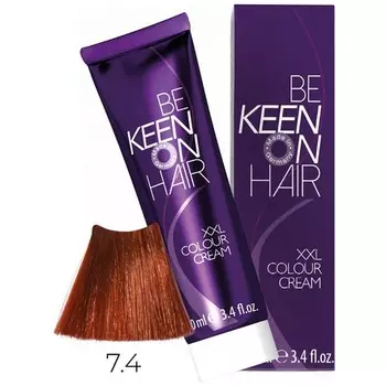 KEEN, Крем-краска для волос XXL 7.4