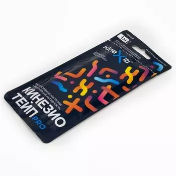 Kinexib, Кинезио-тейп Pro, черный, 1 м