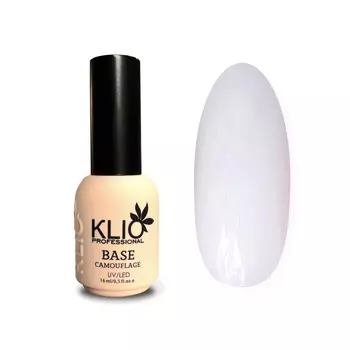 Klio Professional, База для гель-лака Natural White, 16 мл