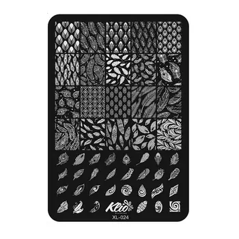 Klio Professional, Пластина для стемпинга №024