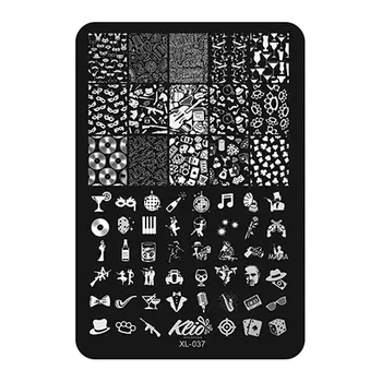 Klio Professional, Пластина для стемпинга №037