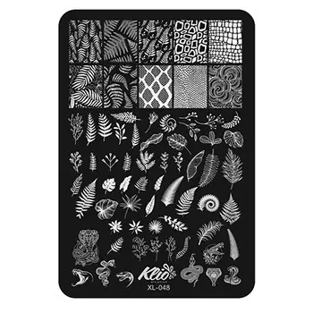 Klio Professional, Пластина для стемпинга №48