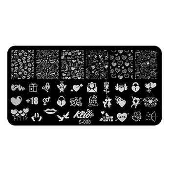 Klio Professional, Пластина для стемпинга S008