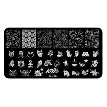 Klio Professional, Пластина для стемпинга S016