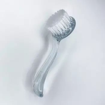 Klio Professional, Щетка круглая для опила, прозрачная