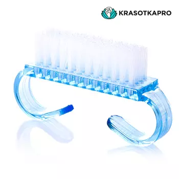 KrasotkaPro, Щеточки для маникюра, голубые, 10 шт.