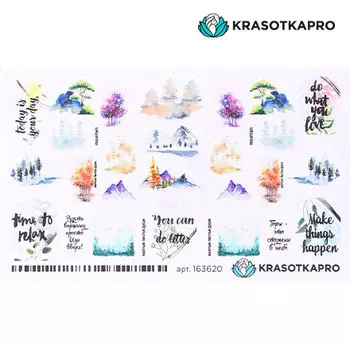 KrasotkaPro, Слайдер-дизайн №163620 «Акварельный»