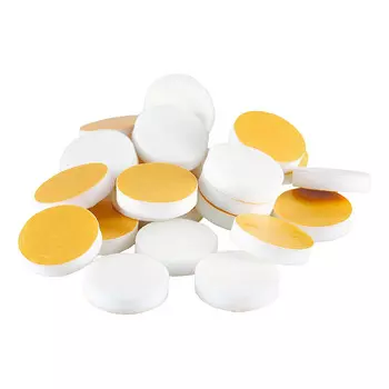 KrasotkaPro, Спонж-диск для педикюрного диска белый, размер L, 240 грит, D=24-25