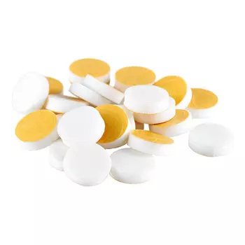 KrasotkaPro, Спонж-диск для педикюрного диска белый, размер М, 240 грит, D=19-20