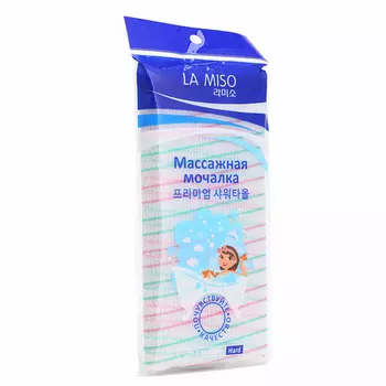 La Miso, Массажная мочалка Hard, зеленая