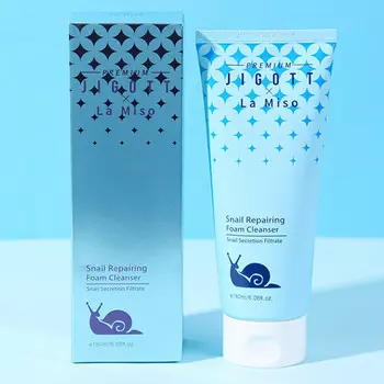 La Miso, Пенка для умывания Snail Repairing, 180 мл