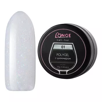 LONGE nail-bar, Полигель №01, 15 г