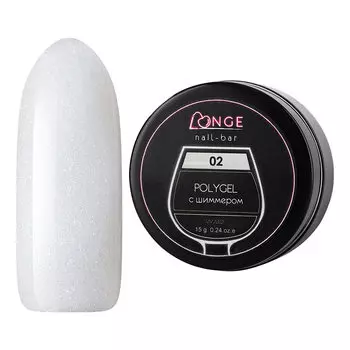 LONGE nail-bar, Полигель №02, 15 г