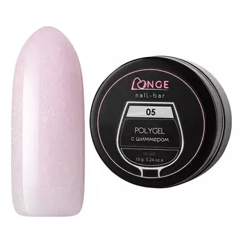 LONGE nail-bar, Полигель №05, 15 г