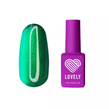 Lovely, Гель-лак Fire Cat №03 - Зеленый