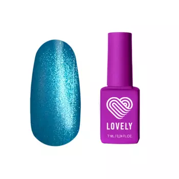 Lovely, Гель-лак №МL04 - Голубой хрусталь