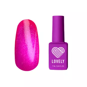 Lovely, Гель-лак №МL07 - Ярко-розовый хрусталь